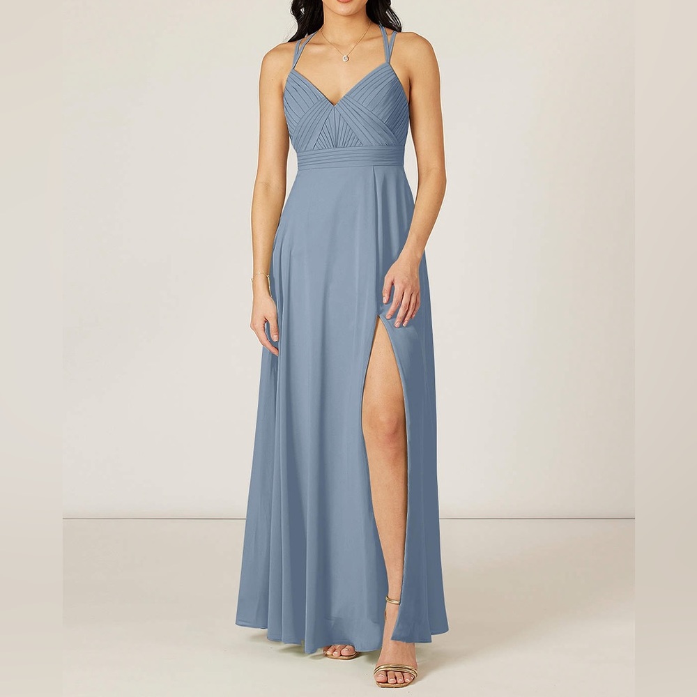 Dusty Blue Maxi Dress